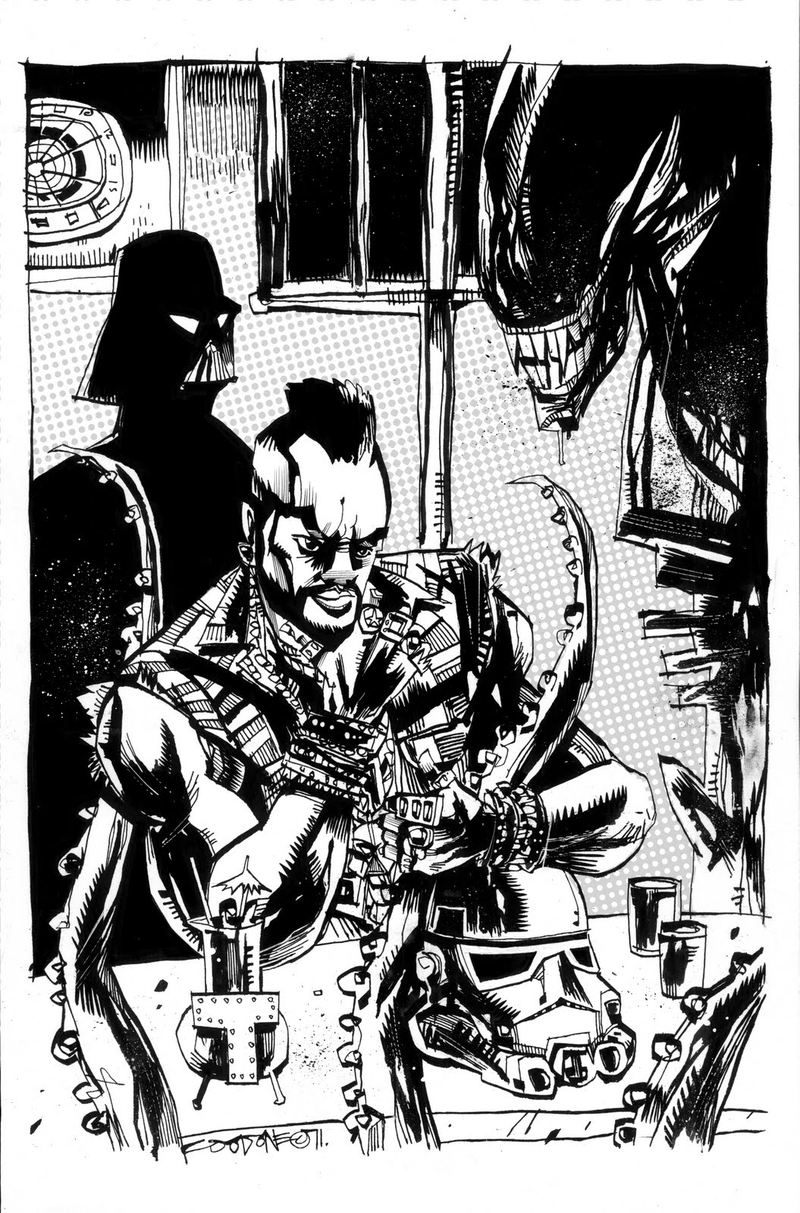 Illustration for article titled Batman, Master Chief, and Optimus Prime walk into a bar in the ultimate scifi crossover